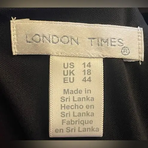 London Times - Black Maxi Dress Size 14