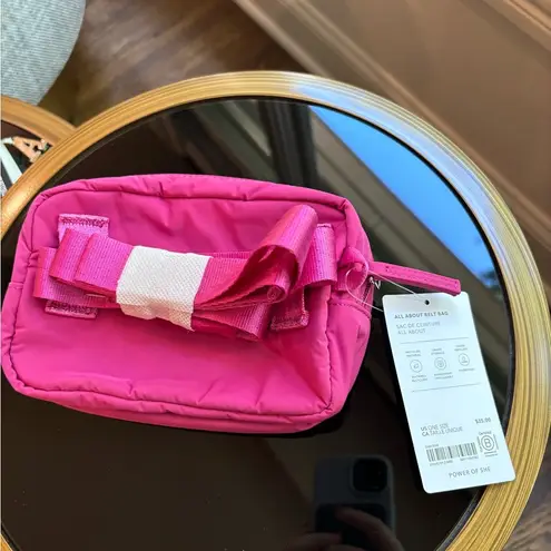 Athleta  All About Belt Bag Pink