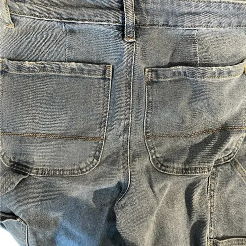 Sincerely Jules Cargo Mid Rise Light/Medium Wash Jeans Sz 3/26