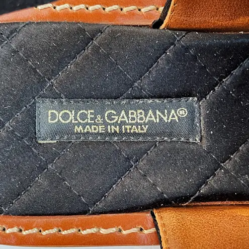 Dolce & Gabbana women’s jeweled satin flat sandal size IT 37.5 US 7.5