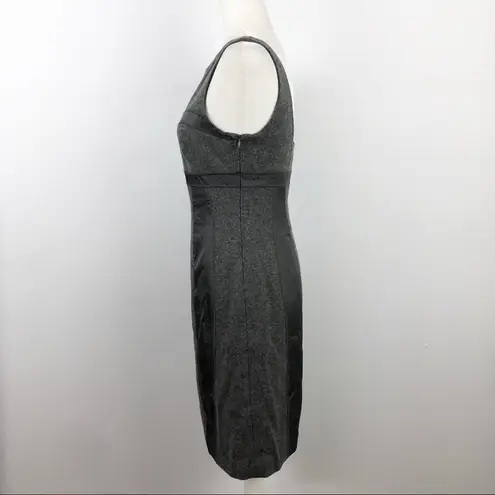 Susana Monaco Grey Wool/Silk Sleeveless Dress 6
