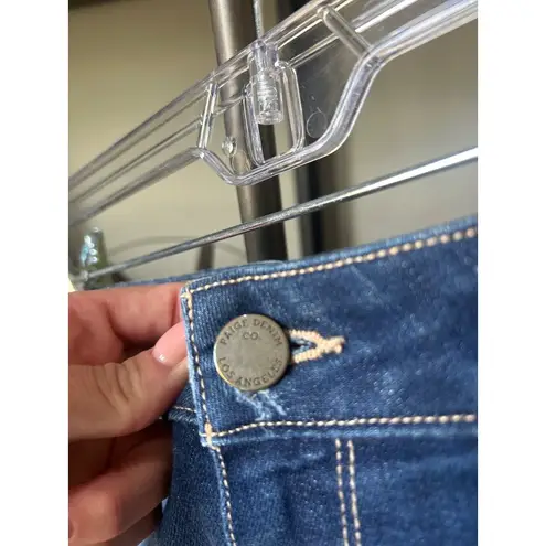 Paige  Denim Jimmy Jimmy Cuffed Jean Short Cabrera Distressed Womens Size 27 thumbnail 6