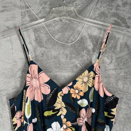 Chelsea28 Jumpsuit Floral Wide Leg Belted Casual Summer Outfit Size Medium