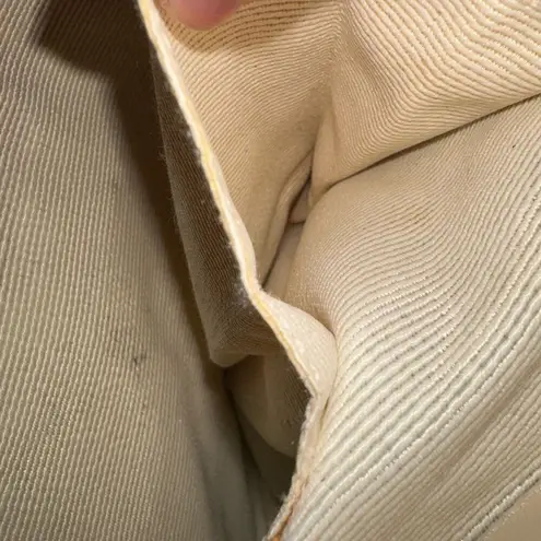 Salvatore Ferragamo Ferragamo White Leather & Pink Gancini Satchel, Vintage