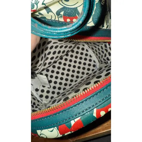 Lounge Fly Disney Mickey Minnie Mouse Mini Backpack Handbag Green Red