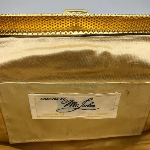 Vintage Mother of Pearl Beaded White Created by Mr John Japan Evening Bag