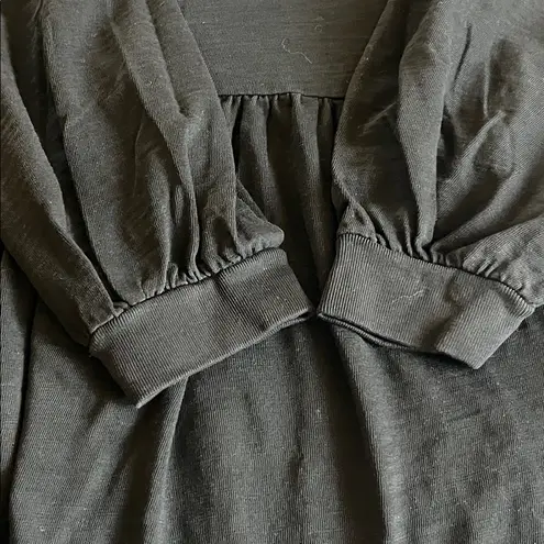 Nation Ltd Tavin Tiered Midi Dress Black 100% Cotton Size M