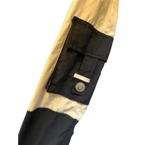 Vintage Mulberry Street Nautical Windbreaker Jacket L White Striped Unisex Size L