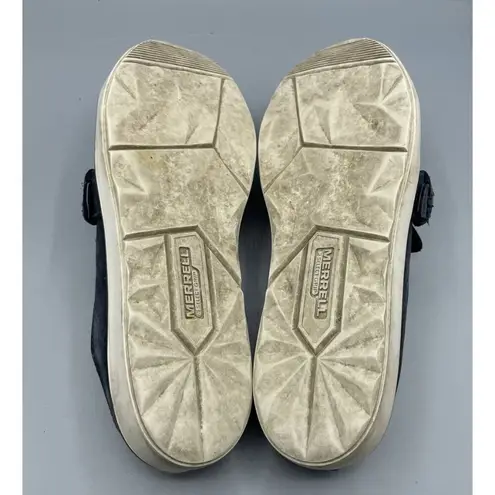 Merrell Blue Suede Leather Mule Slip On Shoes Comfort Womens Size 9