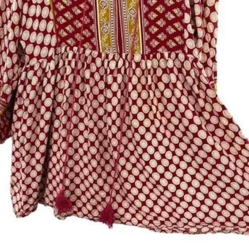 Velzera Women’s Boho Peasant Tunic Dress