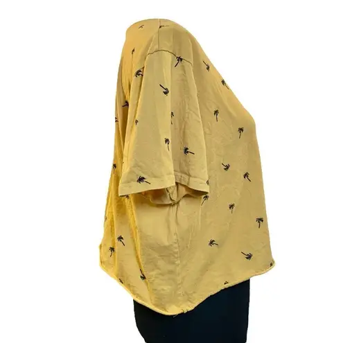 French Pastry WOMEN’S golden yellow pineapple cropped t shirt