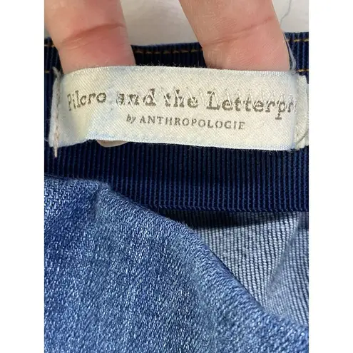 Pilcro and the Letterpress Jeans Womens 26 High-Rise Denim Legging Blue Stretch