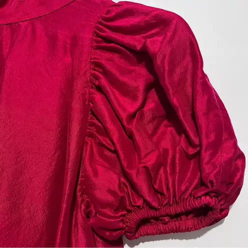 Elegant Red Dress with Bow Azeeza silk dress : Box OW6 Size XS