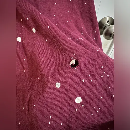 AC/DC Paint Splatter Band Tee Size L