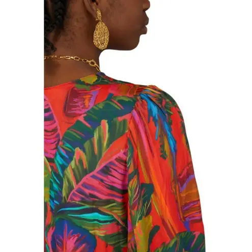 Farm Rio ππ Urban Jungle Midi Dress ~ XS NWT