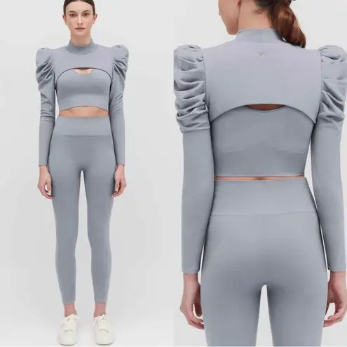 Cuyana 3 Piece Workout Set Steel color Size Small