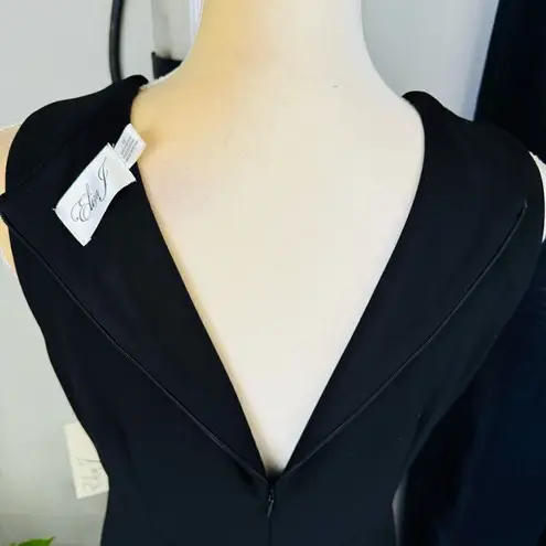 Eliza J Faux Pearl Sleeveless Shift Dress Classic Little Black Dress Size 12 NWT