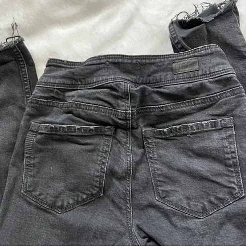 Paige  HOXTON RIOT HIGH-RISE BELTED SKINNY ANKLE PEG JEANS - size 24/00