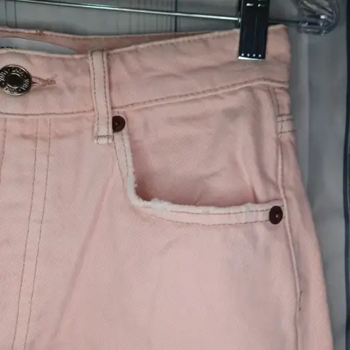 ZARA  Faded pink Jean shorts