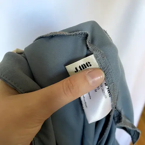 J.Inc flowy blue slacks pockets women's size M trousers high waist wide leg Size M