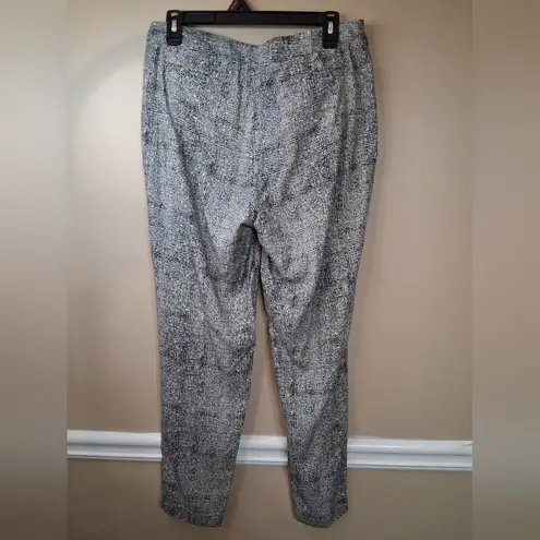 Kenar Black and White Ankle Cropped Pants