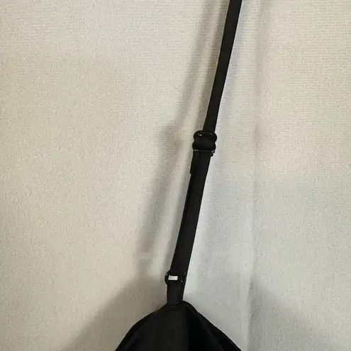 Danielle Bernstein Handkerchief Cropped Cami Tank Tie Back Satin Black XL NWT