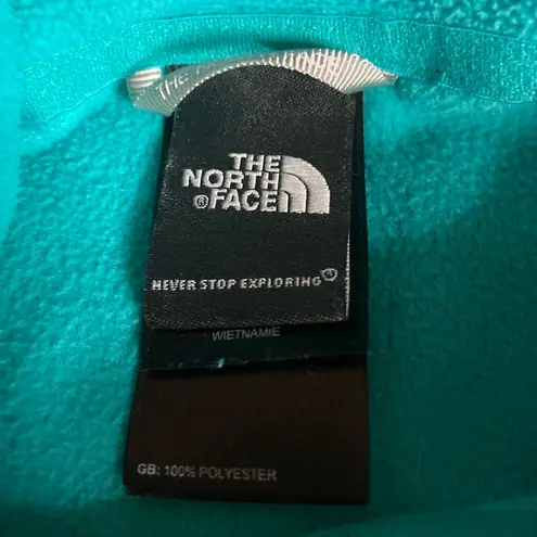 The North Face  Quarter Zip Fleece Pull-over Size Large Teal