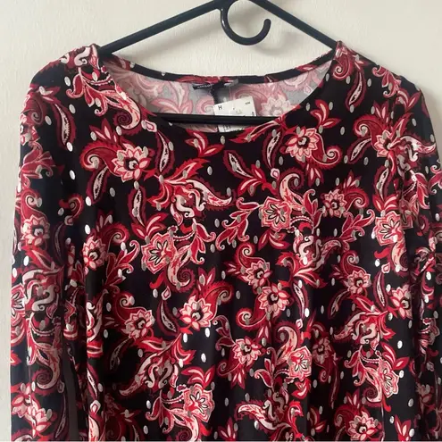 Allison Brittney NWT Allison/Brittany Long Sleeve Floral Mini Dress