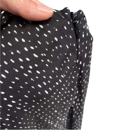 New Stillwater Xs Black Polka Dot Pant Romper