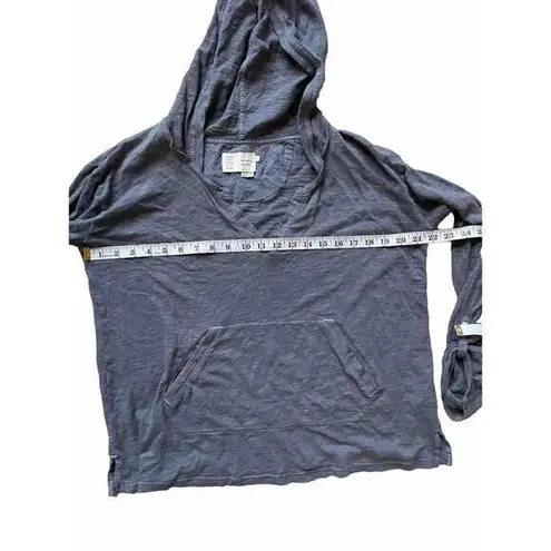 Anthropologie Saturday Sunday  Hoodie Pullover Womens Medium Oversized Blue‎