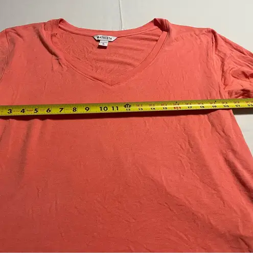Athleta  Sunrise V-neck Sweatshirt  Stretch Top Beach Peach SUPER SOFT  Shirt XL