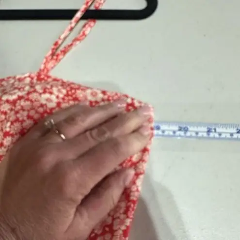 Lily White Lily Rose Women's Floral Smocked Molded Cup Sun Tank Maxi Dress Red XXL 2X