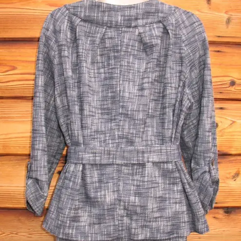 Magaschoni Blue Belted Jacket