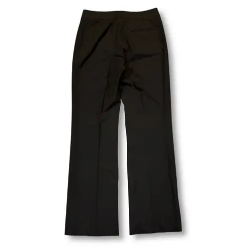 Lafayette 148 New York Black Wool Blend Boot Trouser Pants - Women's Size 2