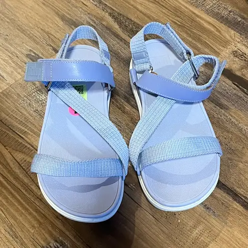 Fitflops Loosh Webbing Z-Strap Wild Lavender Women's Sandals Size 7
