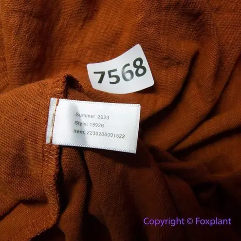 Marine layer New! Andrea Knit Midi Dress in Baked Clay, size M