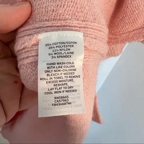 Treasure & Bond Crewneck Pullover Sweater Pink Lotus