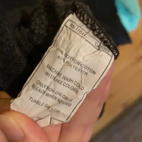 Zine colorblock teal gray hoodie sweatshirt Green Size L