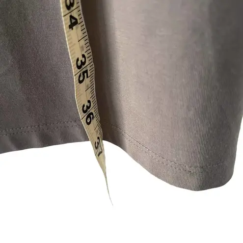 Garnet Hill Women's Size Medium Grey Modal Blend Soft Tee Shirt Dress