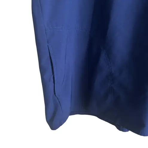 Scrubstar Women Scrub Top 2X Navy Medical Uniform Nurse Workwear Dental Casual Purple