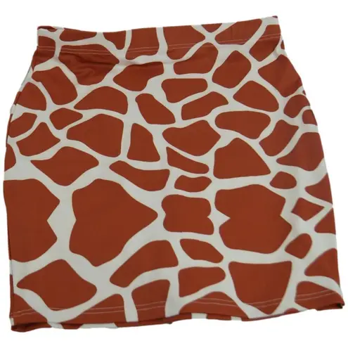 Wqi Giraffe Print High Waist Bodycon Pencil Skirt Size undefined