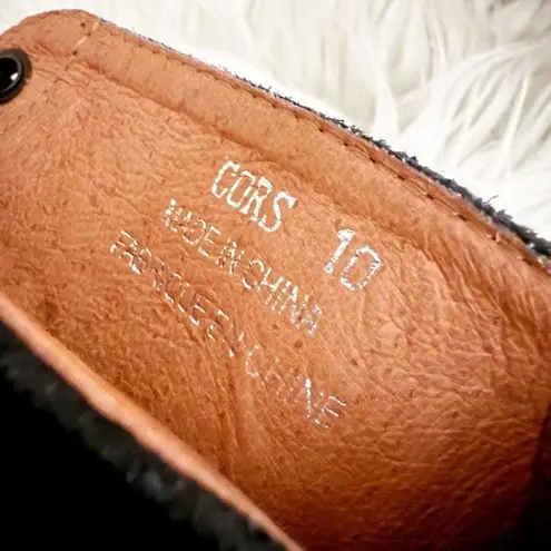 Jeffrey Campbell  x FREE PEOPLE | Cors Peep Toe Booties Suede Laces Black | 10 - Image 8