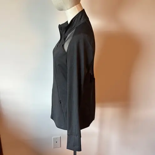 KIAVA Gray Utility Jacket with Contrasting Panels and Tailored Fit Size M