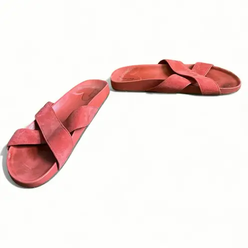 Birdies The Robin Slide Sandals Size 6.5 - Coral