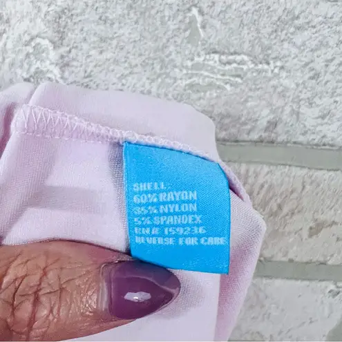 J. McLaughlin Deanne Straight Leg Split Hem Pants in Petal Pink Size 14