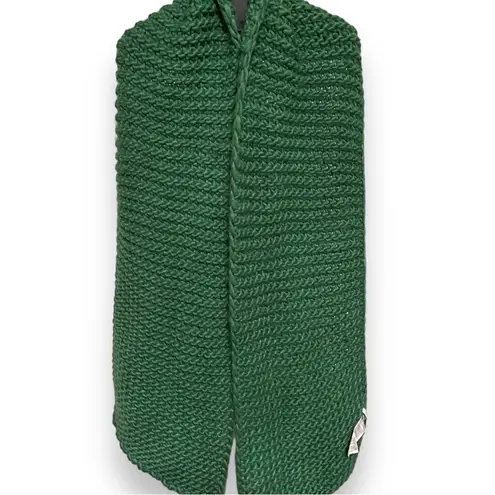 Nakd crochet long oversized scarf new Green