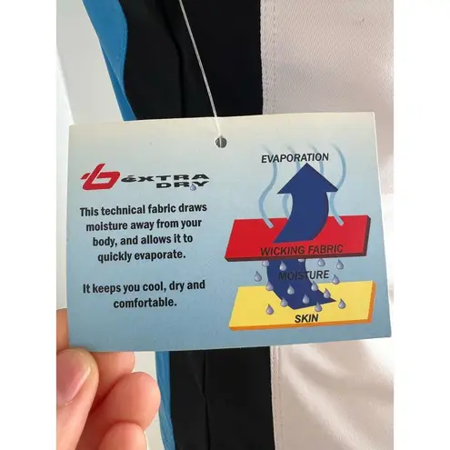 Women’s Bollé Moisture Wicking Activewear Short Sleeve Top Small White