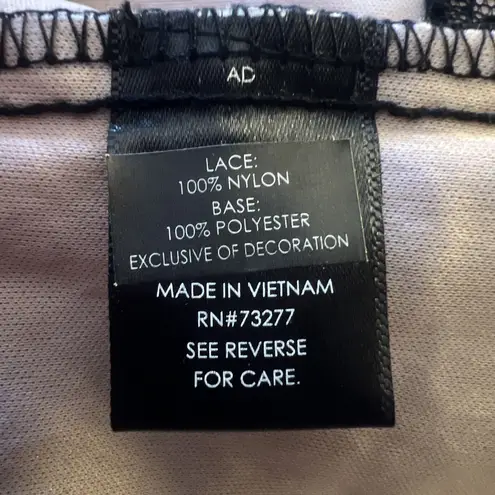 Jason Wu JW Dress Womens Small Pink Black Lace Overlay Fit & Flare Preppy