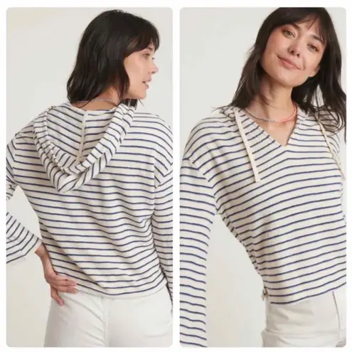 Marine layer  Playa Hoodie Stripe Sweater Top
Coastal Large Cotton Blend