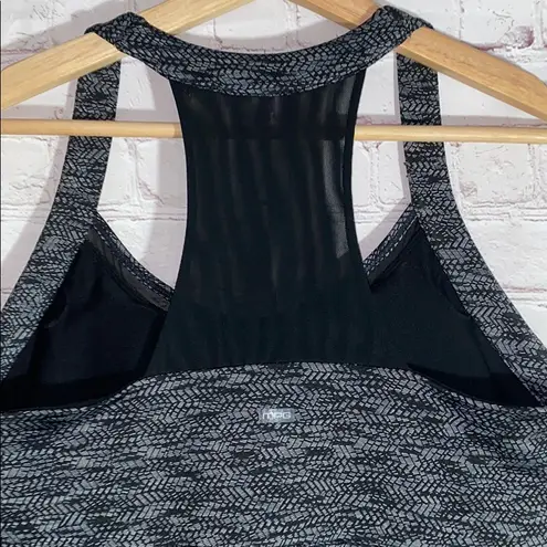 Mondetta MPG Racerback Travel Athletic Dress w/Pockets & Shelf Bra Black Small Gray